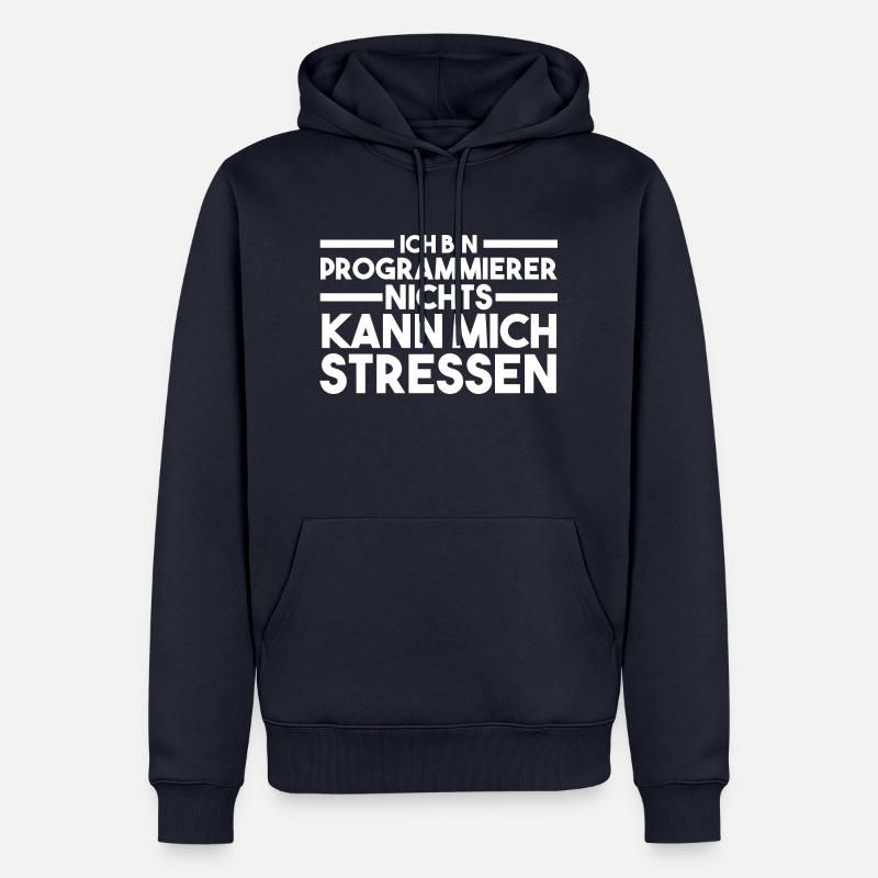 Programmieren Entwickler Coder Programmierer - Männer Premium Bio Hoodie - Navy