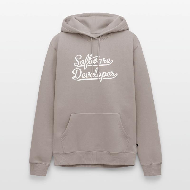 Software Developer Men’s Premium Organic Hoodie