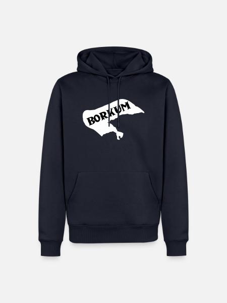 Borkum Island - Men’s Premium Organic Hoodie - navy
