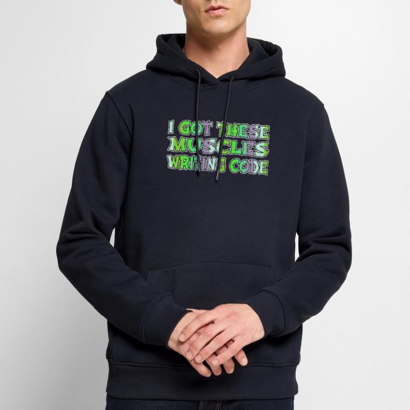 present joke programming languages informatics Men’s Premium Organic Hoodie