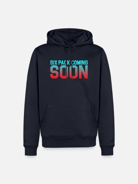 Six Pack Coming Soon 41 - Männer Premium Bio Hoodie - Navy