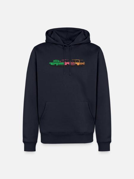 353 Serie - Männer Premium Bio Hoodie - Navy