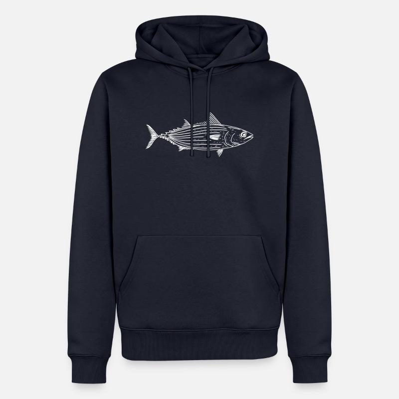 thunfisch atun - Männer Premium Bio Hoodie - Navy