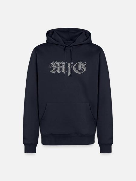 Mit freundlichen Grüßen - Männer Premium Bio Hoodie - Navy