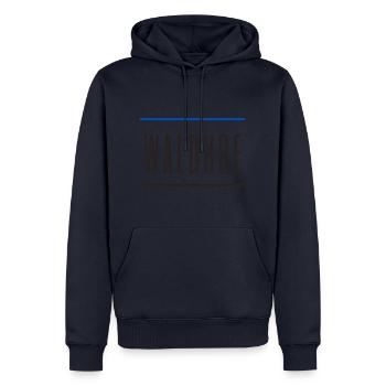 Waldhof Barackler - Sweat à capuche Premium bio Homme - bleu marine - Devant - Nico (187cm)
