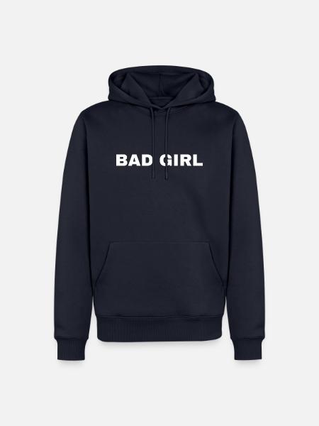 Bad Girl - Männer Premium Bio Hoodie - Navy