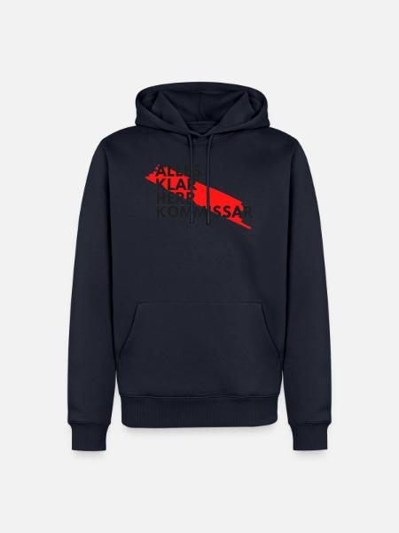 Alles klar Herr Kommissar - Männer Premium Bio Hoodie - Navy