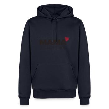 Mama Ich liebe dich - Männer Premium Bio Hoodie - Navy - Vorne - Nico (187cm)