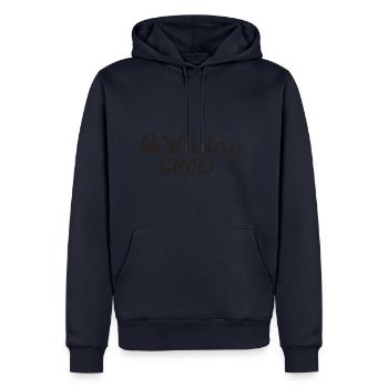 Birthday Crew Happy Birthday - Männer Premium Bio Hoodie - Navy - Vorne - Nico (187cm)