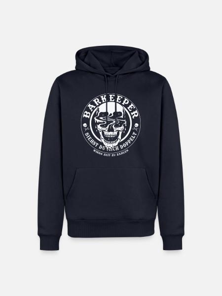 Barkeeper - Männer Premium Bio Hoodie - Navy