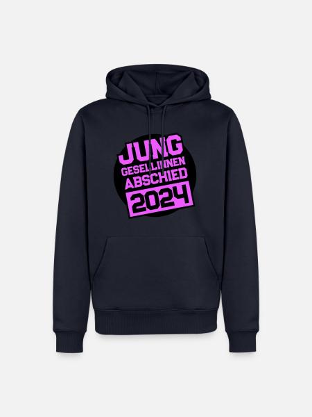 Junggesellinnenabschied Jga 2024 - Männer Premium Bio Hoodie - Navy