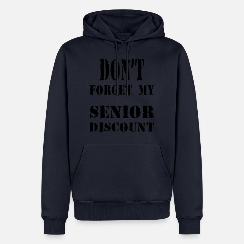 RÉDUCTION À L'INTÉRIEUR - Sweat à capuche Premium bio Homme - bleu marine