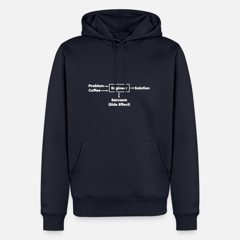 Engineer - Männer Premium Bio Hoodie - Navy