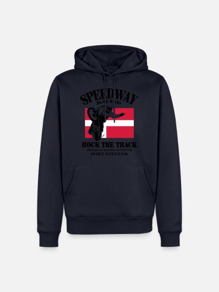 speedway - Denmark - Herre Premium økologisk hoodie - navy