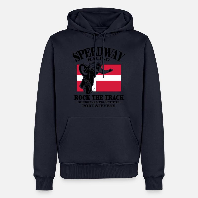 Speedway - Denmark - Sweat à capuche Premium bio Homme - bleu marine