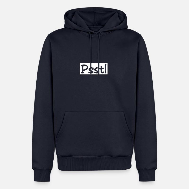Psst - Männer Premium Bio Hoodie - Navy