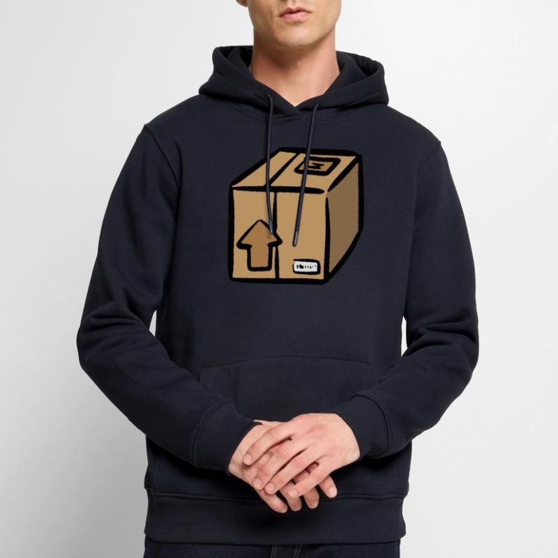 Parcel Post Dispatch Logistics Parcel delivery man Men’s Premium Organic Hoodie