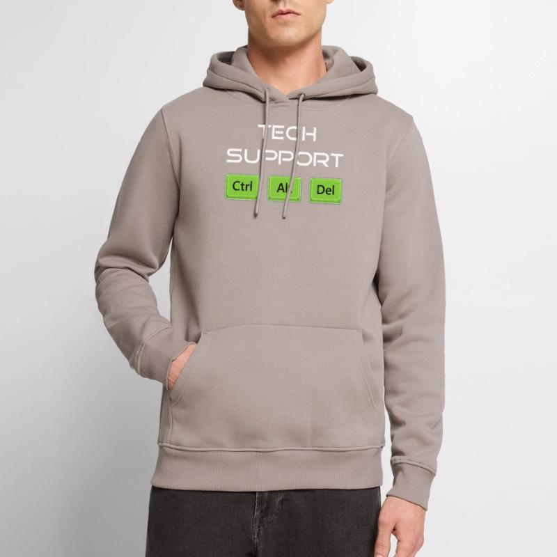 Tech Technical Support | Ctrl Alt Del Ctg Ent Men’s Premium Organic Hoodie