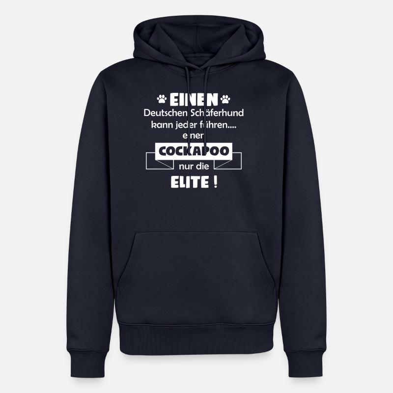 Cockapoo - Cockapoo Hund - Männer Premium Bio Hoodie - Navy