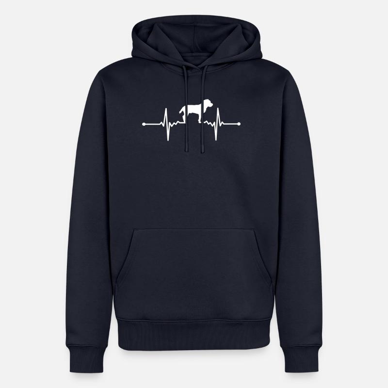 Jagdterrier - Deutscher Jagdterrier - Männer Premium Bio Hoodie - Navy