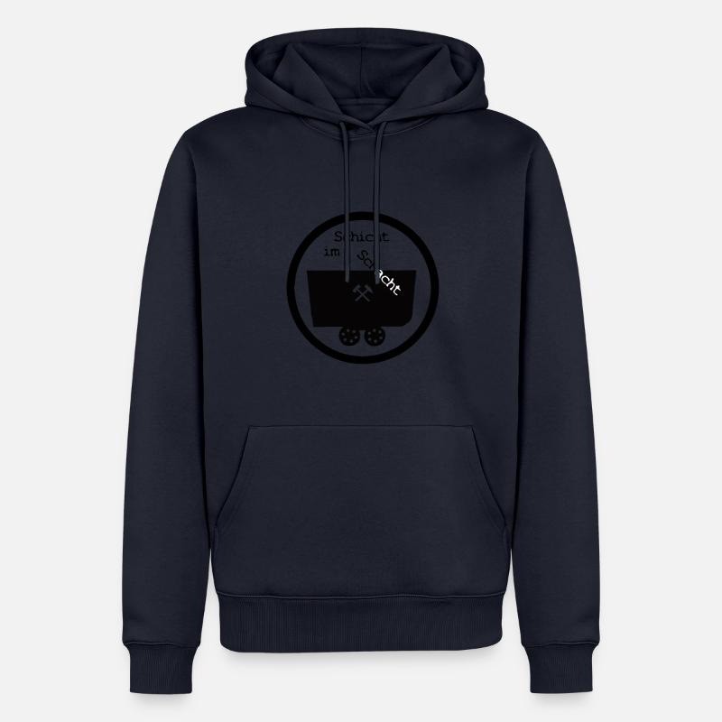 Couche dans le manche (Lore) - Sweat à capuche Premium bio Homme - bleu marine