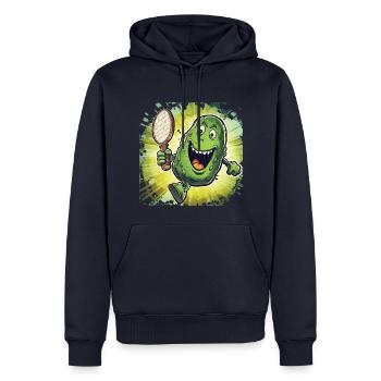Pickleball Picklepaddle Pickle Sport - Men’s Premium Organic Hoodie - navy - Front - Nico (187cm)