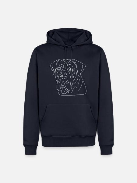 Boerboel - Männer Premium Bio Hoodie - Navy