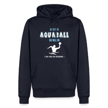 Bester Aquaball Spieler Aquaballer Aquaballspieler - Männer Premium Bio Hoodie - Navy - Vorne - Nico (187cm)