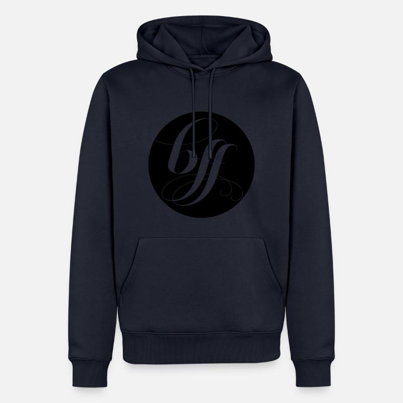 conception de BFF - Sweat à capuche Premium bio Homme - bleu marine