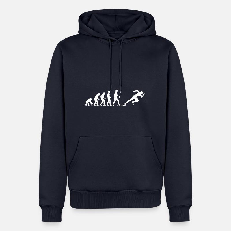 SPRINTER EVOLUTION! - Männer Premium Bio Hoodie - Navy