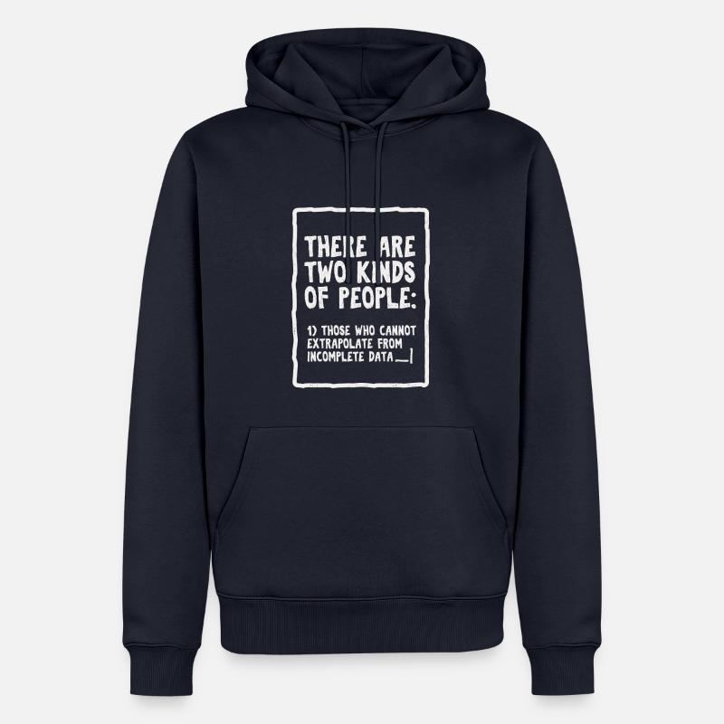 Données incomplètes Funny Science Nerd - Sweat à capuche Premium bio Homme - bleu marine