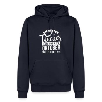 Tauchen - Taucher - Taucher Geburtstagsshirt - Männer Premium Bio Hoodie - Navy - Vorne - Nico (187cm)