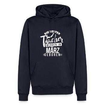 Tauchen - Taucher - Taucher Geburtstagsshirt - Männer Premium Bio Hoodie - Navy - Vorne - Nico (187cm)