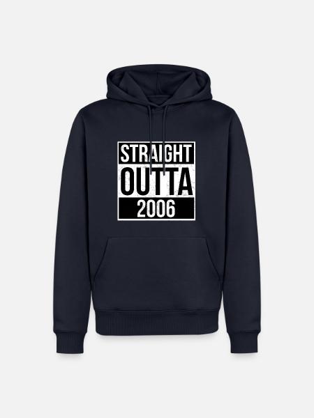 Straight Outta 2006 - Männer Premium Bio Hoodie - Navy