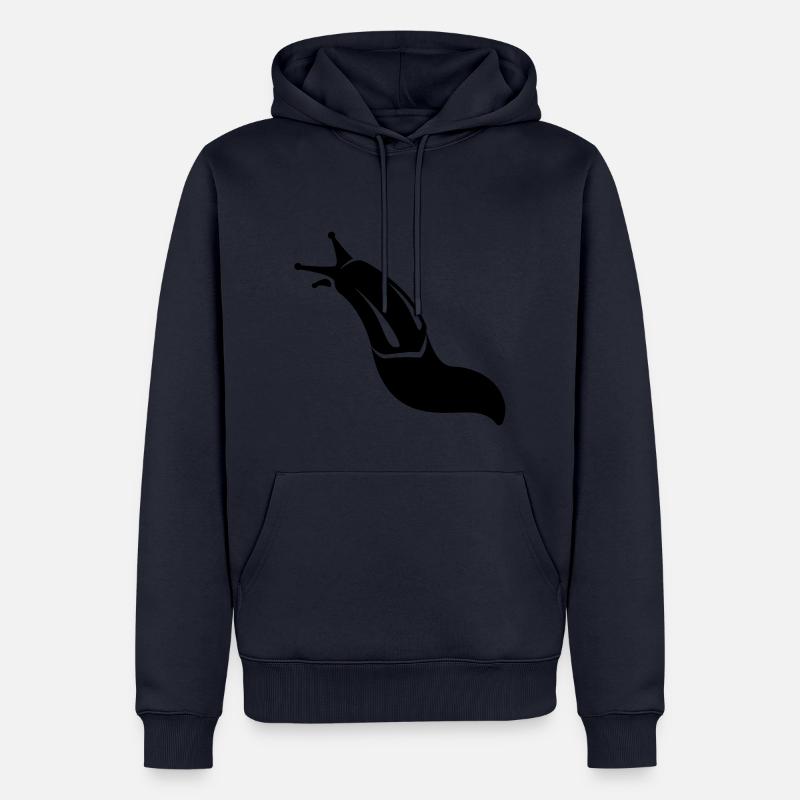 Nacktschnecke - Männer Premium Bio Hoodie - Navy