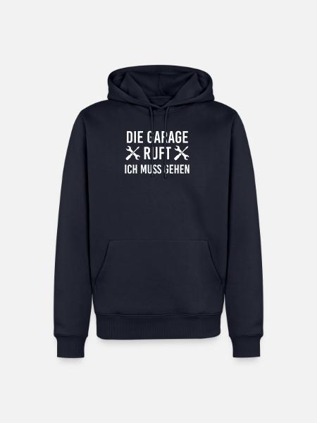 auto - Männer Premium Bio Hoodie - Navy