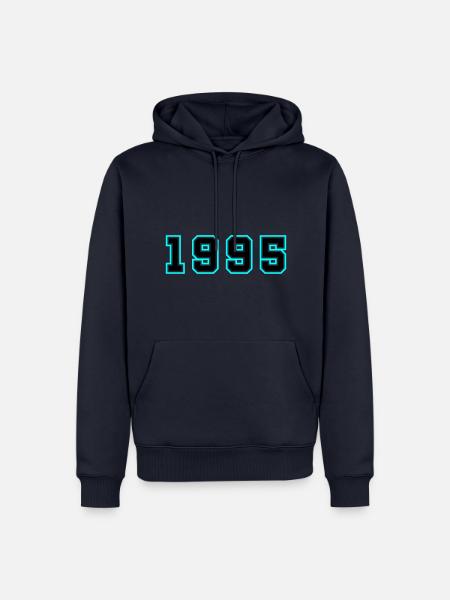 1995 Year Birthday - Men’s Premium Organic Hoodie - navy