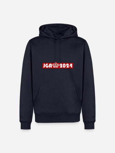 Junggesellenabschied Jga 2024 - Männer Premium Bio Hoodie - Navy