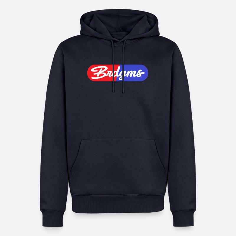 brdgmsboard - Sweat à capuche Premium bio Homme - bleu marine