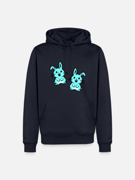 Easter Bunny Easter - Men’s Premium Organic Hoodie - navy