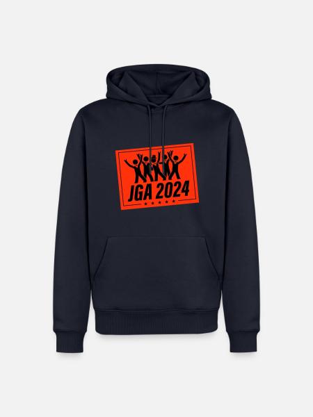 Junggesellen Abschied 2024 - Männer Premium Bio Hoodie - Navy