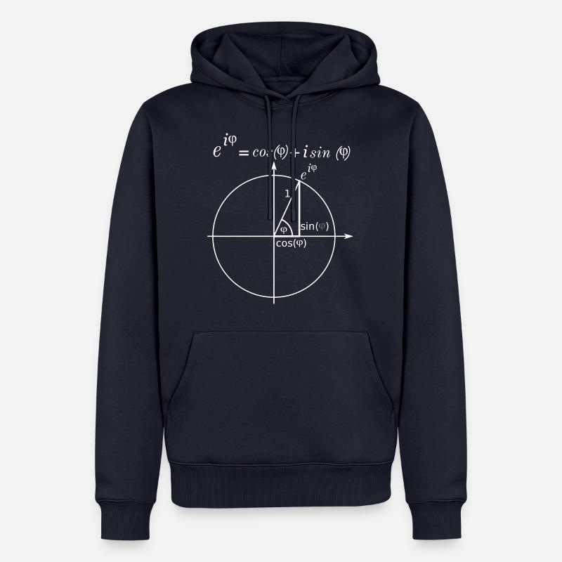 Einheitskreis Eulerische Formel - Männer Premium Bio Hoodie - Navy