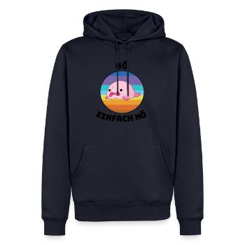 Blobfisch Tauchen Tier Meereskreatur Squad Fisch - Männer Premium Bio Hoodie - Navy - Vorne - Nico (187cm)