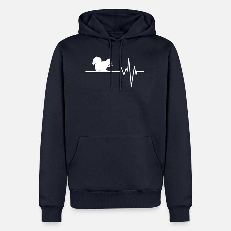 Eichhörnchen - Männer Premium Bio Hoodie - Navy