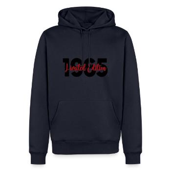 Limited Edition 1965 - Geburtstag 1965 Farbwechsel - Männer Premium Bio Hoodie - Navy - Vorne - Nico (187cm)