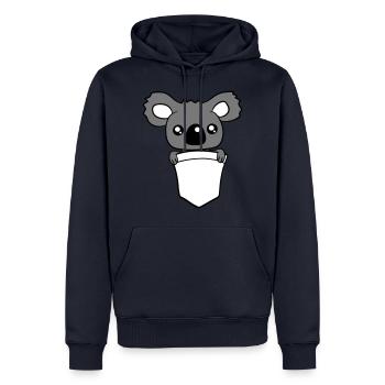 koala baer suess niedlich klein baby kind junges b - Männer Premium Bio Hoodie - Navy - Vorne - Nico (187cm)