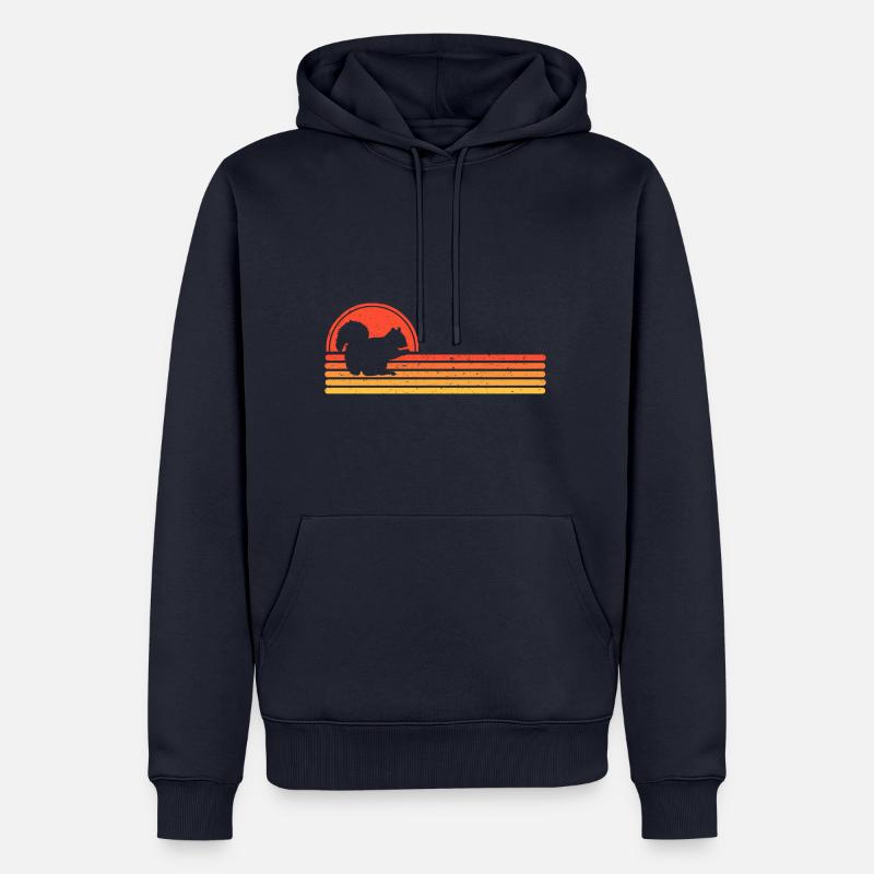 Eichhörnchen - Männer Premium Bio Hoodie - Navy