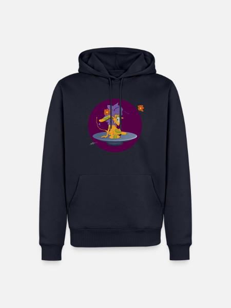 Sweete Portrait - Männer Premium Bio Hoodie - Navy