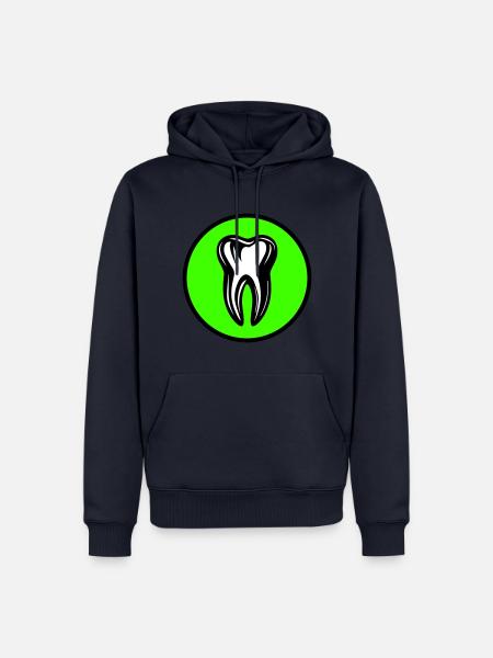 Tooth Dentist Icon - Men’s Premium Organic Hoodie - navy