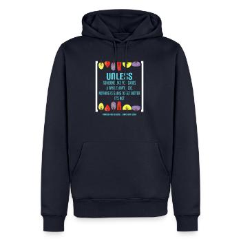 MARCH FOR SCIENCE - EARTH DAY - EARTH DAY - Men’s Premium Organic Hoodie - navy - Front - Nico (187cm)